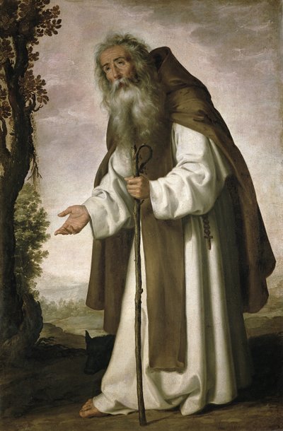 San Antonio Desanimado, 1640 de Francisco de Zurbaran